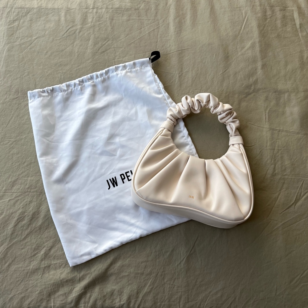 JW PEI Ivory Scrunch Handle Bag